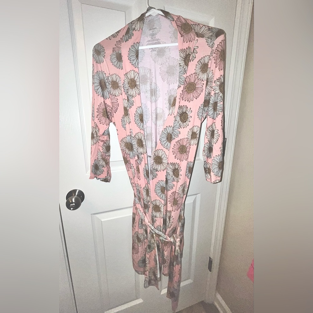 Posh Peanut Maternity Robe/ Labor Gown L/XL